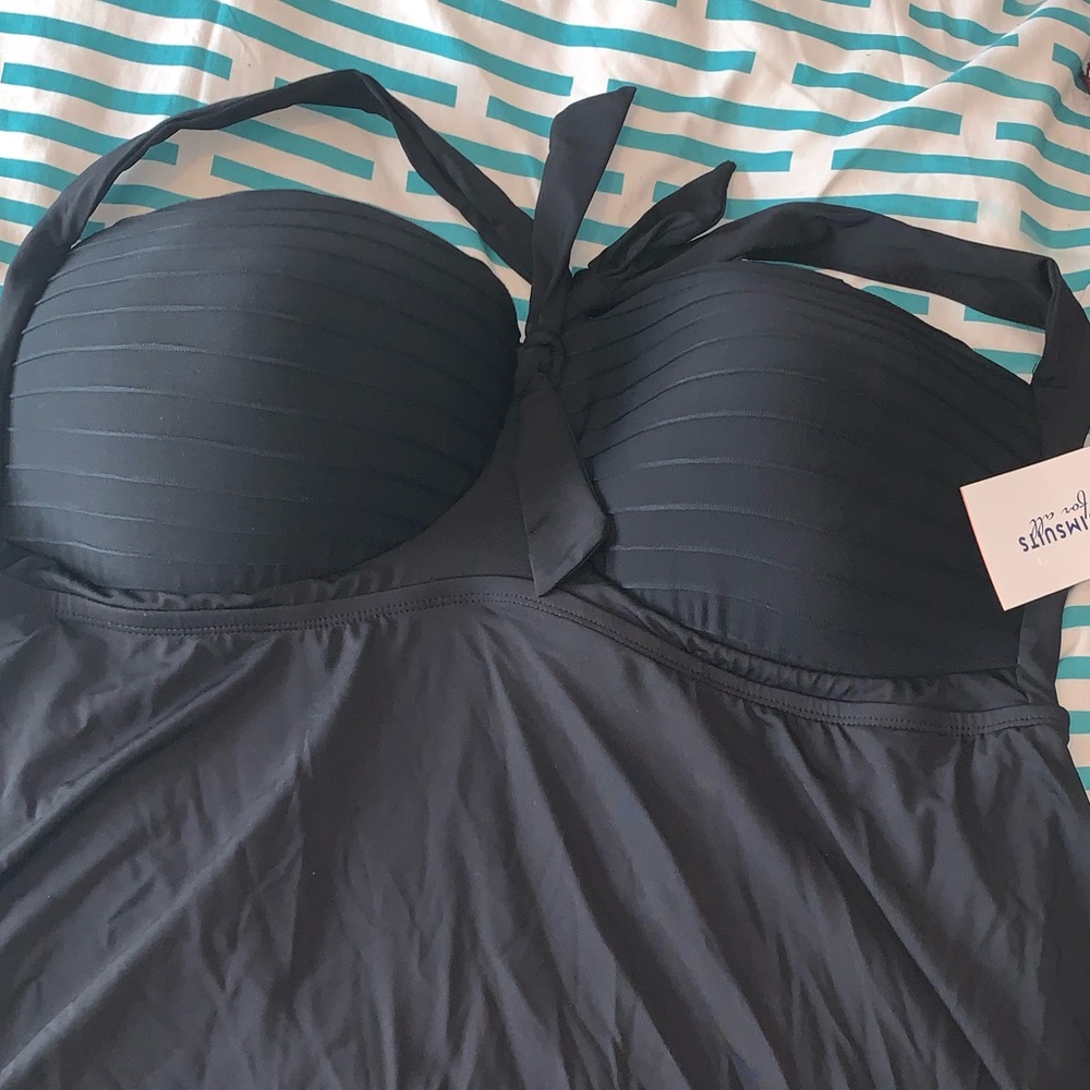 Plus size halter swim dress size 24 new with Tags